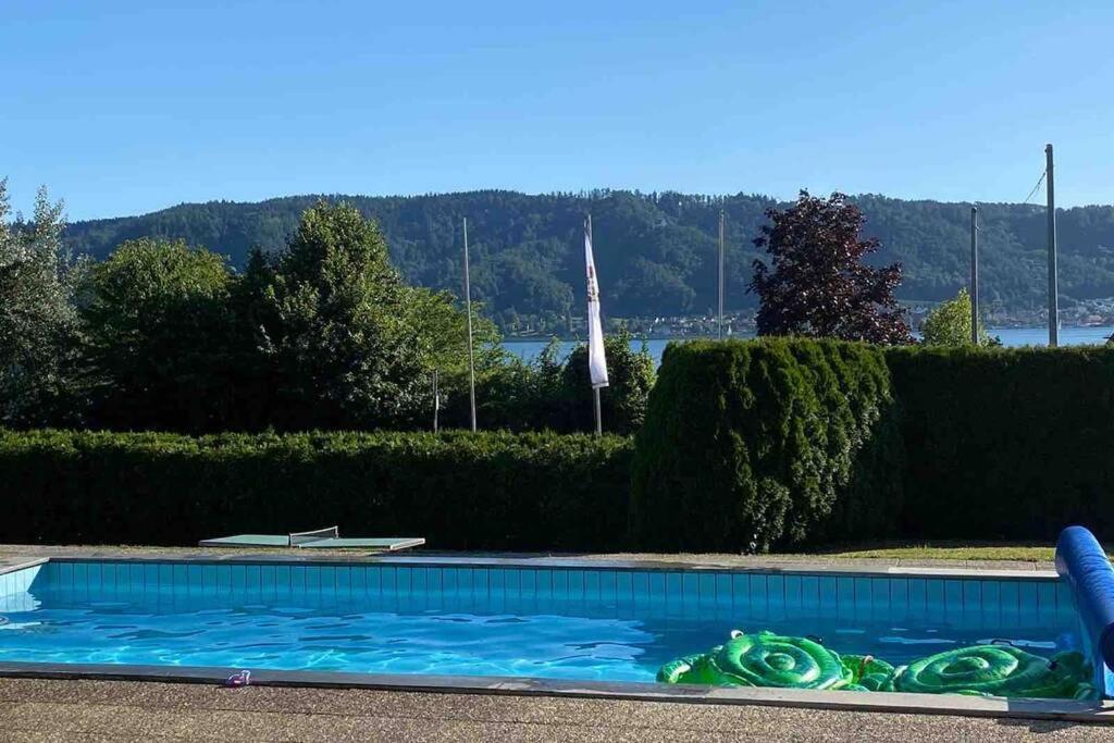 Die Seeblume - Ferienwohnung Mit Pool Und Seeblick 보드만루드비히샤펜 외부 사진